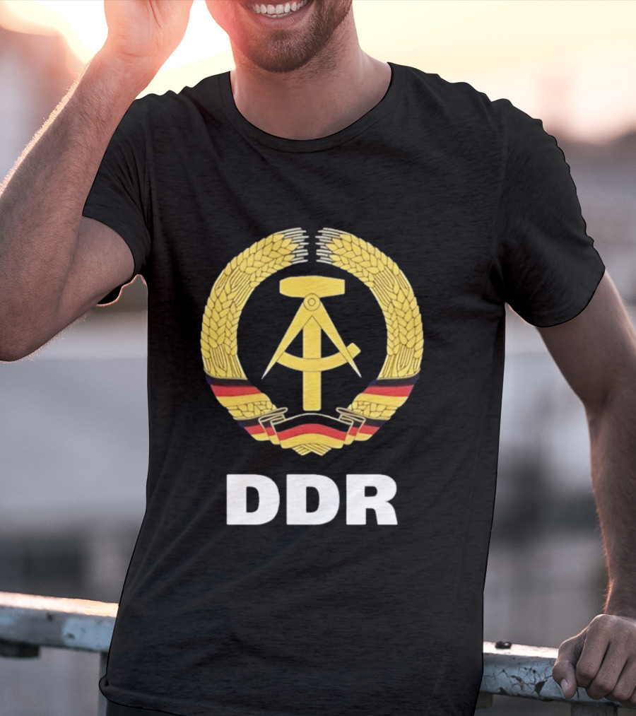 DDR German Democratic Republic Emblem East Germany T-Shirt