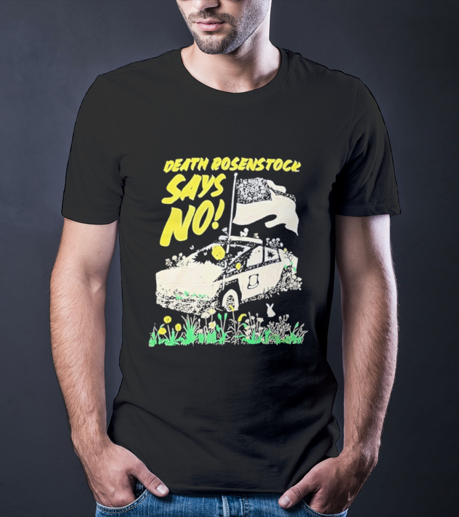 Death Rosenstock Says No Car Flowers Indie Rock Alternative Music T-Shirt