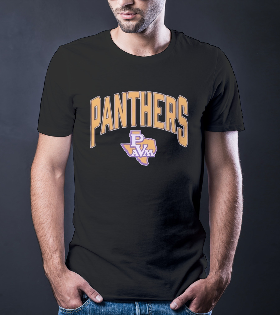 Prairie View A&M Panthers PVAMU PVM Texas Map T-Shirt