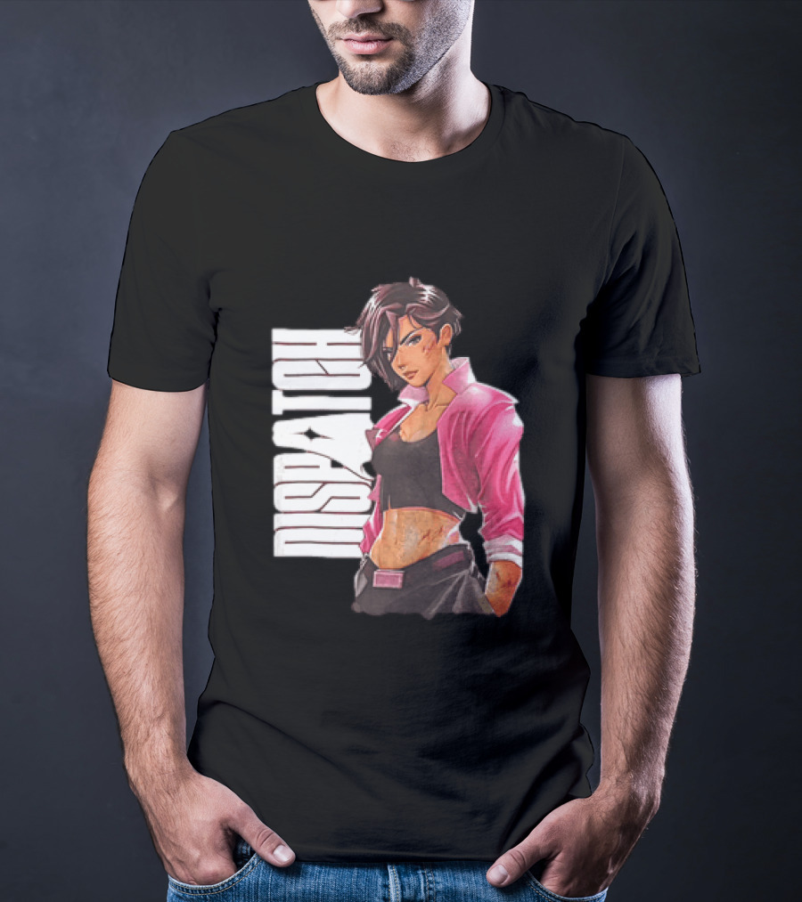 Dispatch Anime Girl Urban Style Two Sided T-Shirt