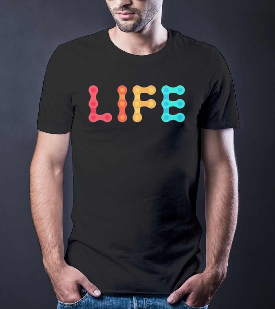 Life Bicycle Chain Cycling Bike Parts T-Shirt