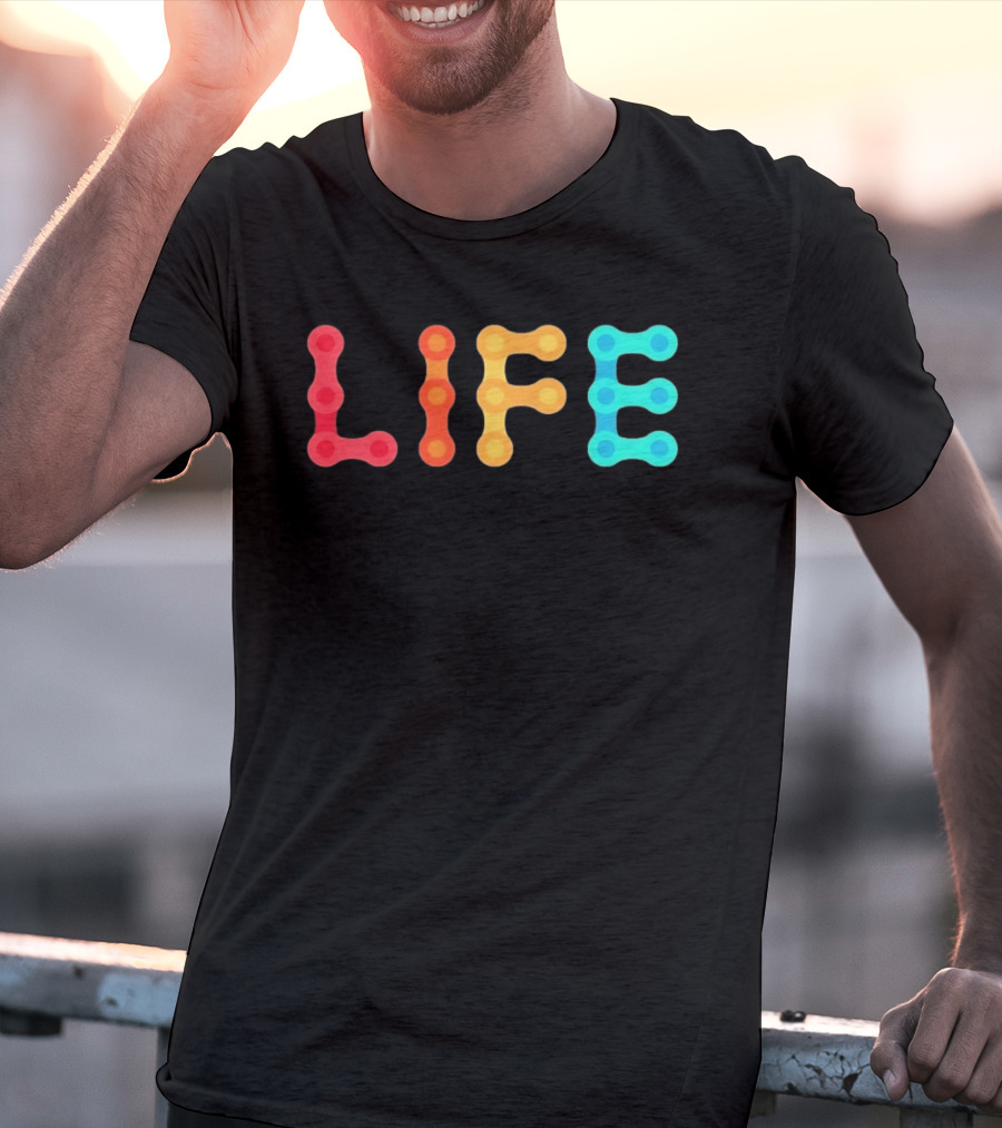 Life Bicycle Chain Cycling Bike Parts T-Shirt