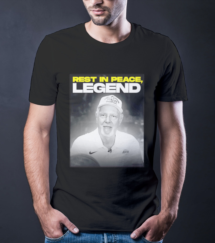 Rest In Peace Legend 1959 Champions Voice Of The Los Angeles Lakers T-Shirt