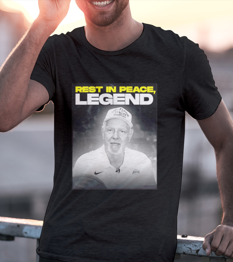 Rest In Peace Legend 1959 Champions Voice Of The Los Angeles Lakers T-Shirt
