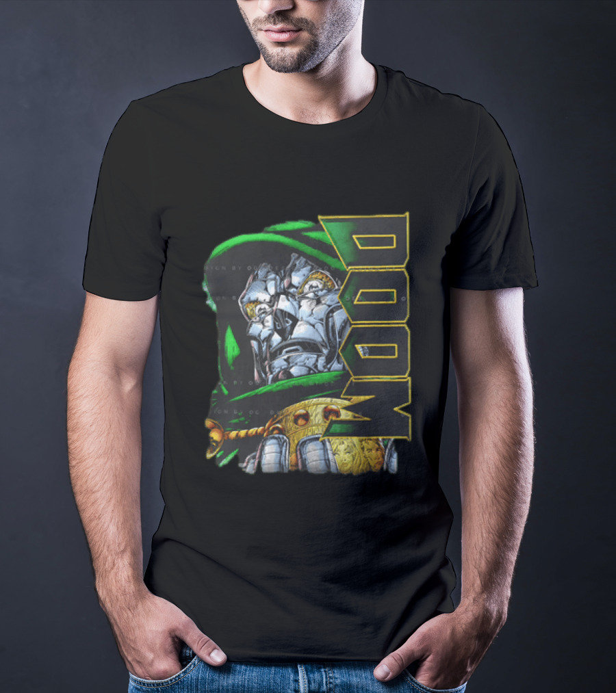 Doctor Doom Marvel Comics DOOM Villain 2 Sided T-Shirt