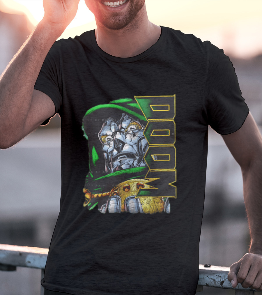 Doctor Doom Marvel Comics DOOM Villain 2 Sided T-Shirt