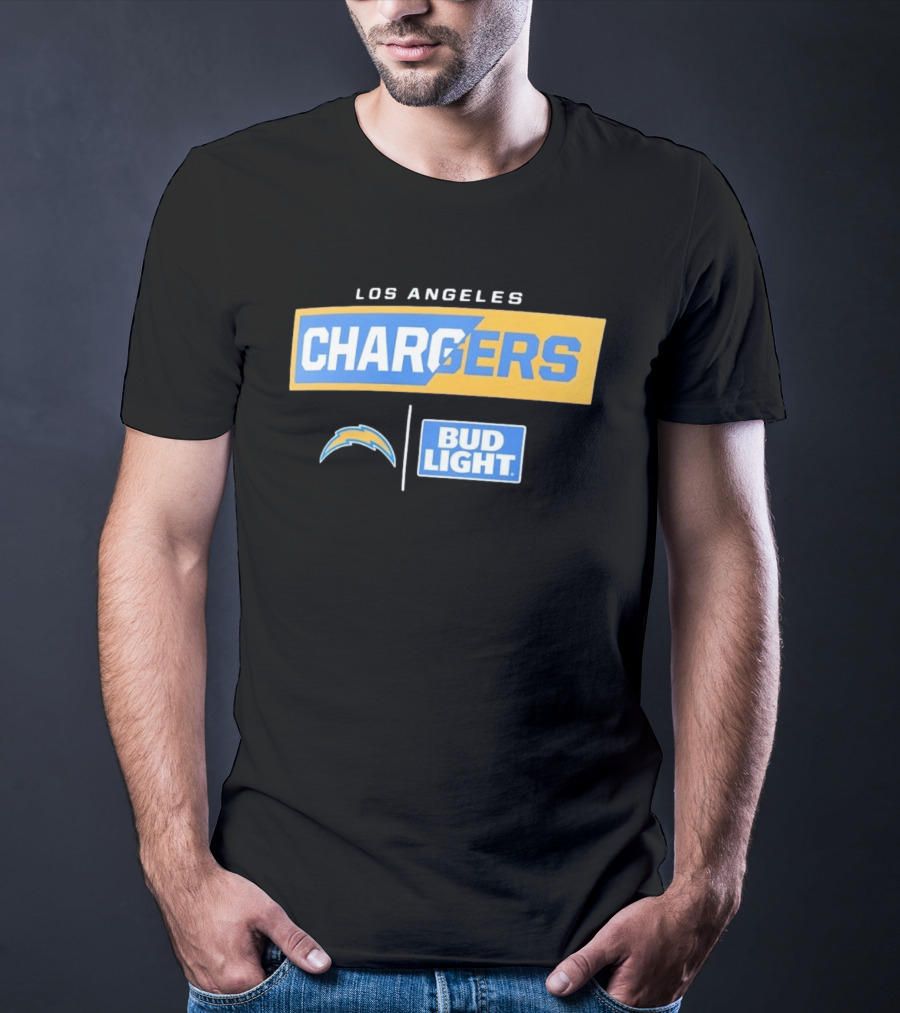 Los Angeles Chargers Bud Light Collaborative Merchandise T-Shirt