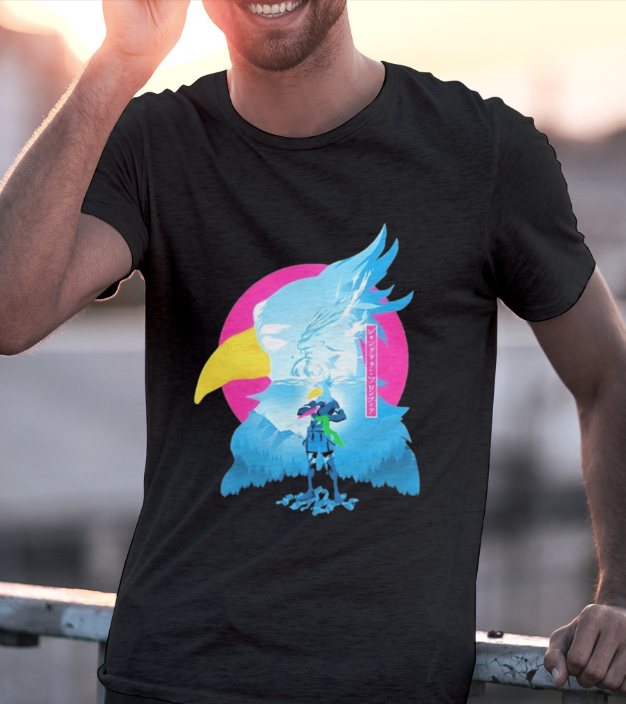 Shangri La Frontier Sunraku Eagle Art Gaming Manga Fantasy T-Shirt