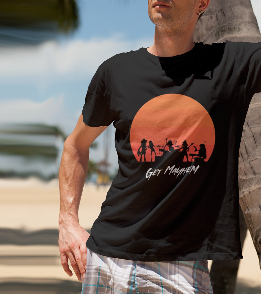 Get Mayhem Band Sunset Concert T-Shirt