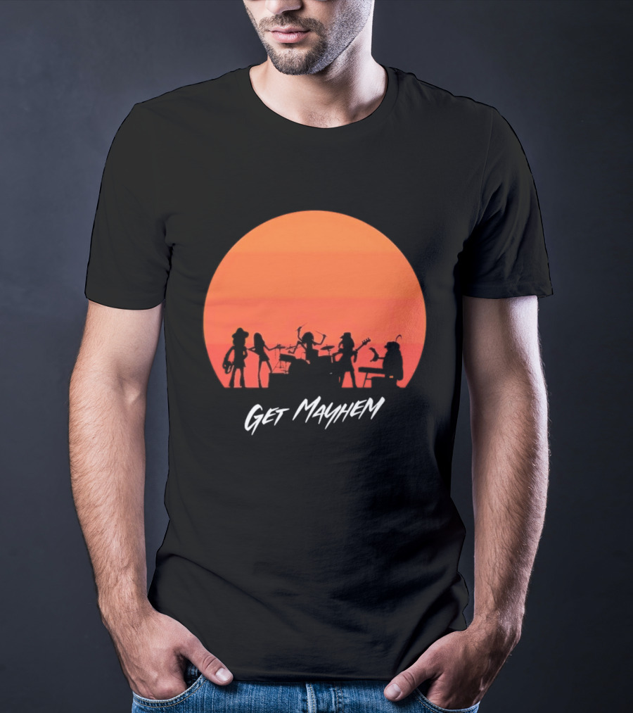 Get Mayhem Band Sunset Concert T-Shirt
