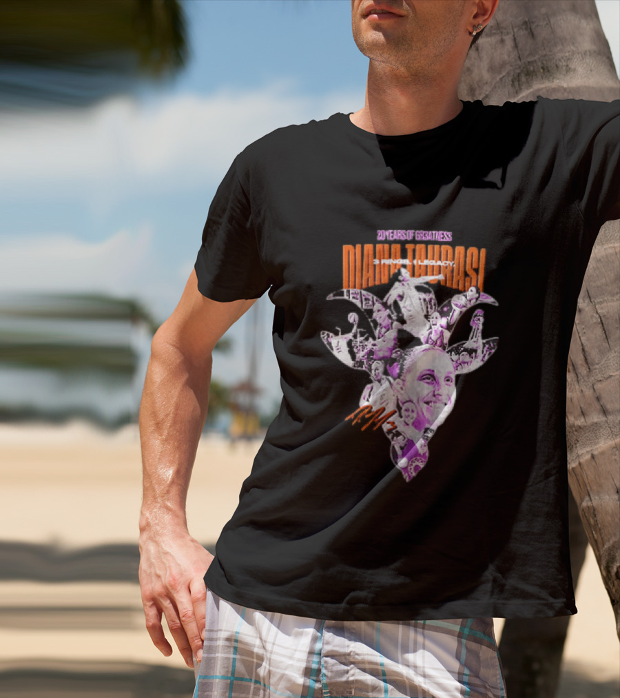 20 Years Of Greatness Diana Taurasi 3 Rings Legacy T-Shirt