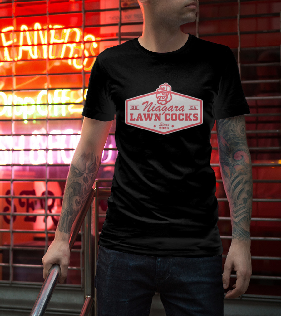 ON Niagara Lawn Cocks CA Since 2025 Rooster T-Shirt
