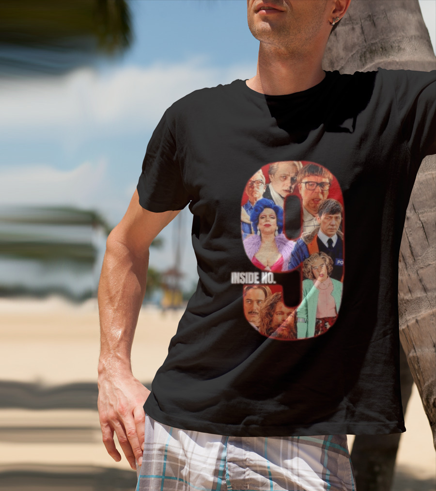 Inside No 9 TV Series Collage Reece Shearsmith Character Compilation T-Shirt