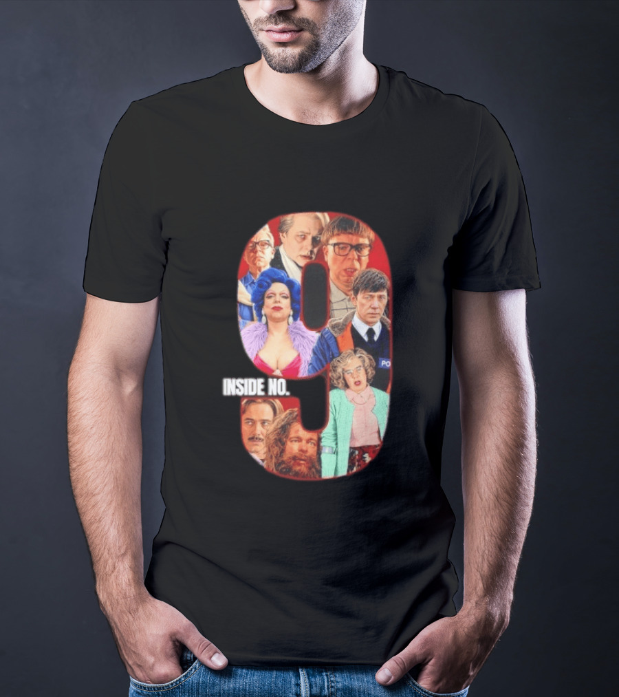 Inside No 9 TV Series Collage Reece Shearsmith Character Compilation T-Shirt
