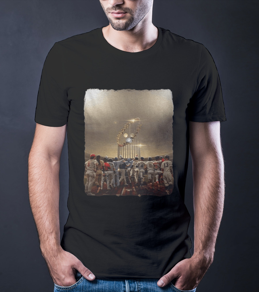 September Baseball Race To October Trophy MLB 2026 Players Journey Toward Championship Glory T-Shirt