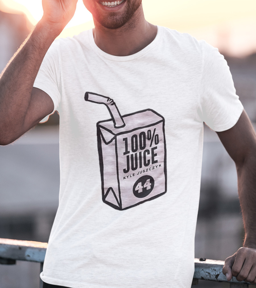 Kyle Juszczyk 100 Percent Juice 44 San Francisco 49ers Carton T-Shirt