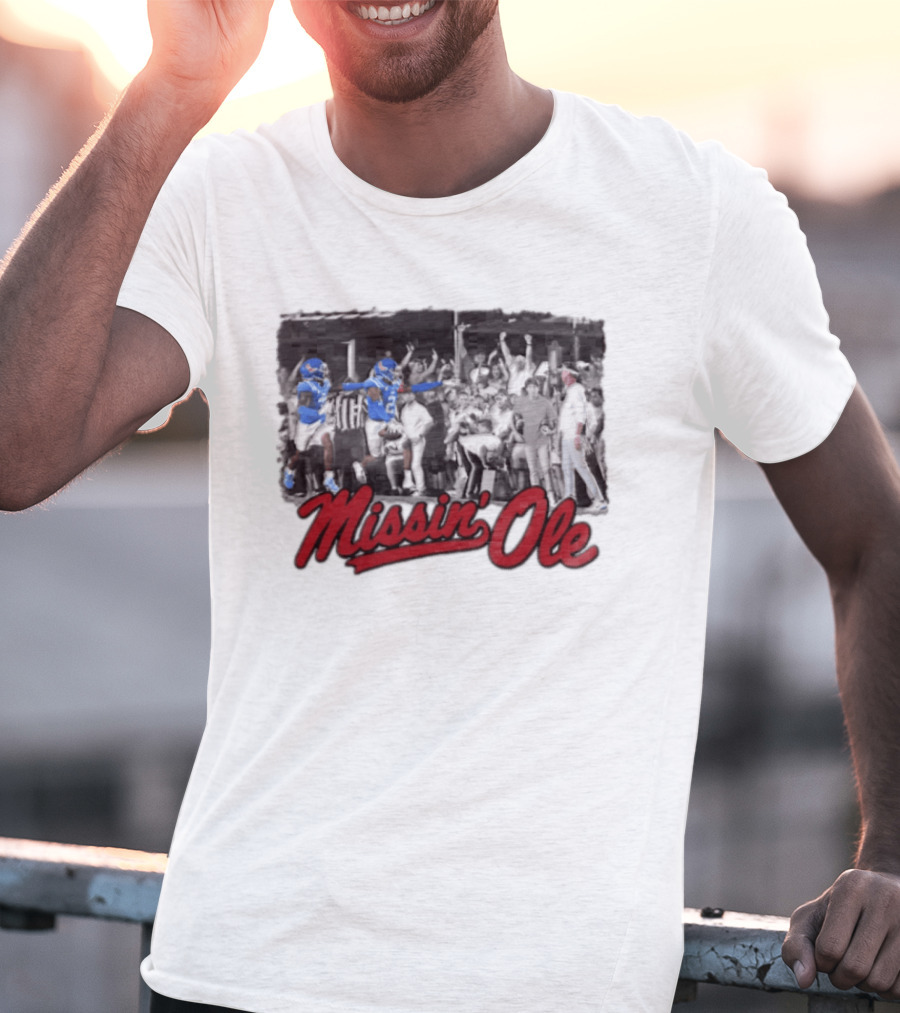 Lane Kiffin Missin Ole Ole Miss Rebels NCAA Football T-Shirt