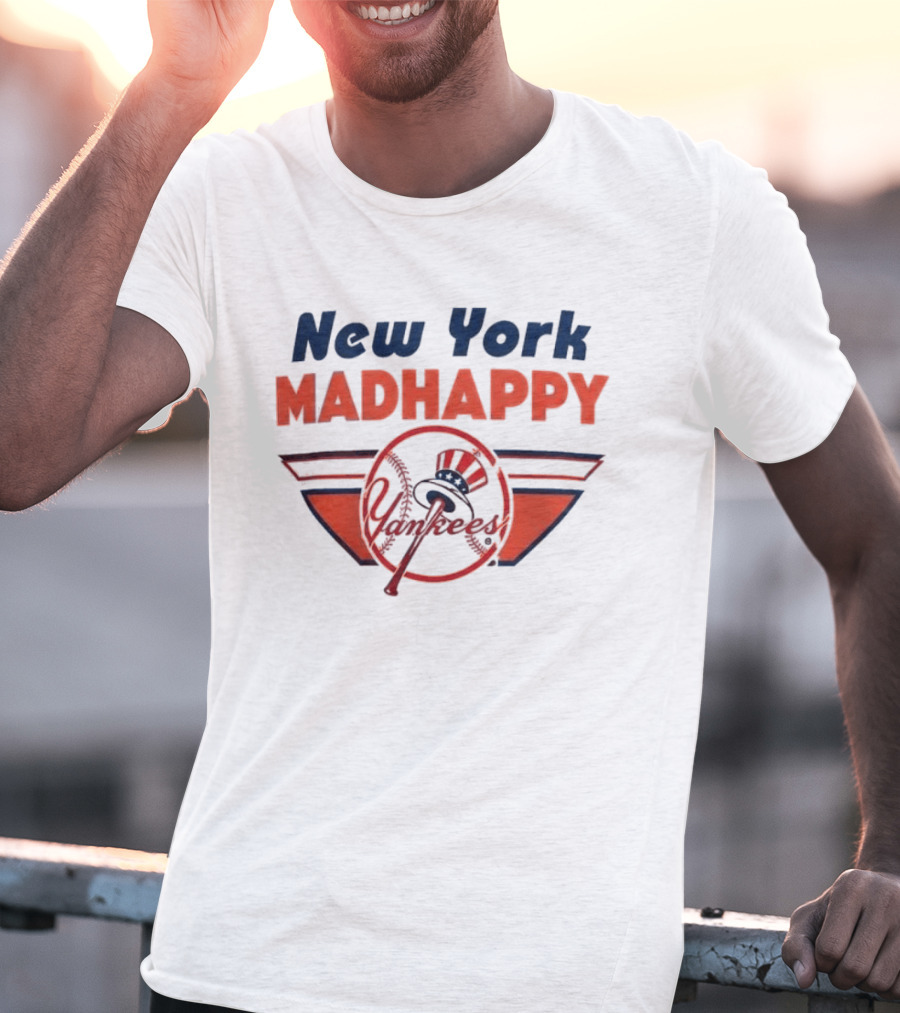 Madhappy New York Yankees 2026 Collaboration With Iconic Baseball T-Shirt