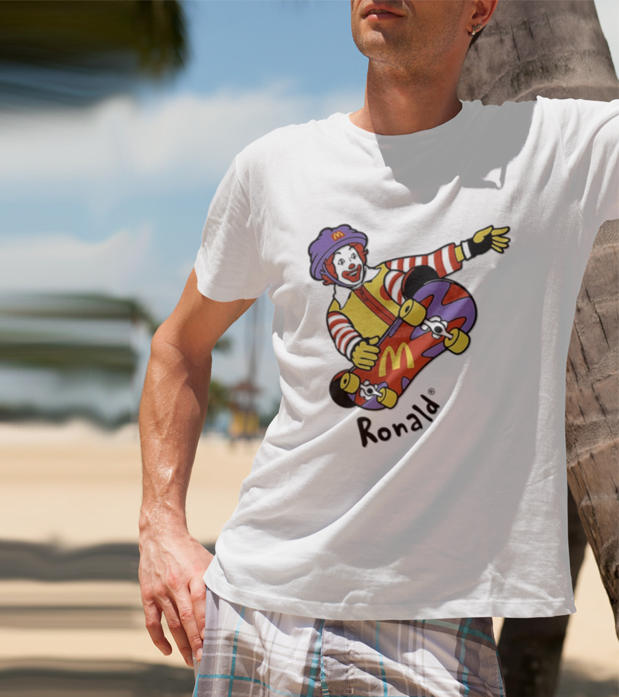 Ronald McDonald Skateboarding McDonald's Fun T-Shirt