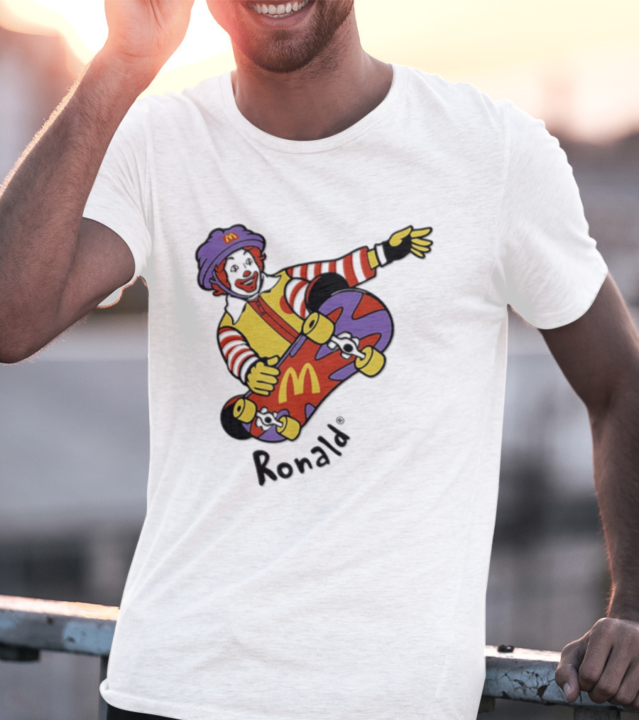 Ronald McDonald Skateboarding McDonald's Fun T-Shirt