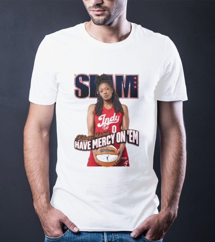 SLAM Indy Kelsey Mitchell Have Mercy On 'Em Basketball T-Shirt