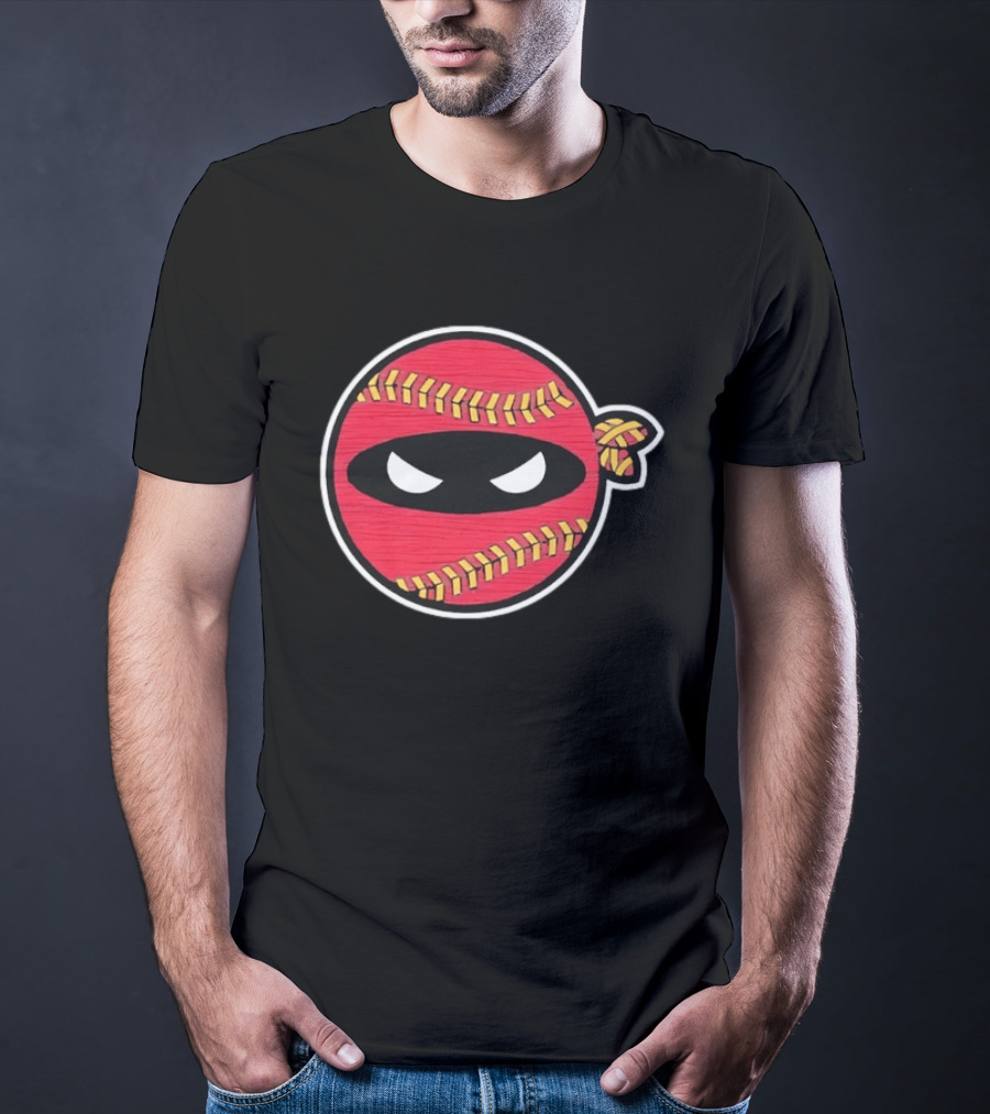 Atlanta Braves Baseball Ninja Face Mask Stitching T-Shirt