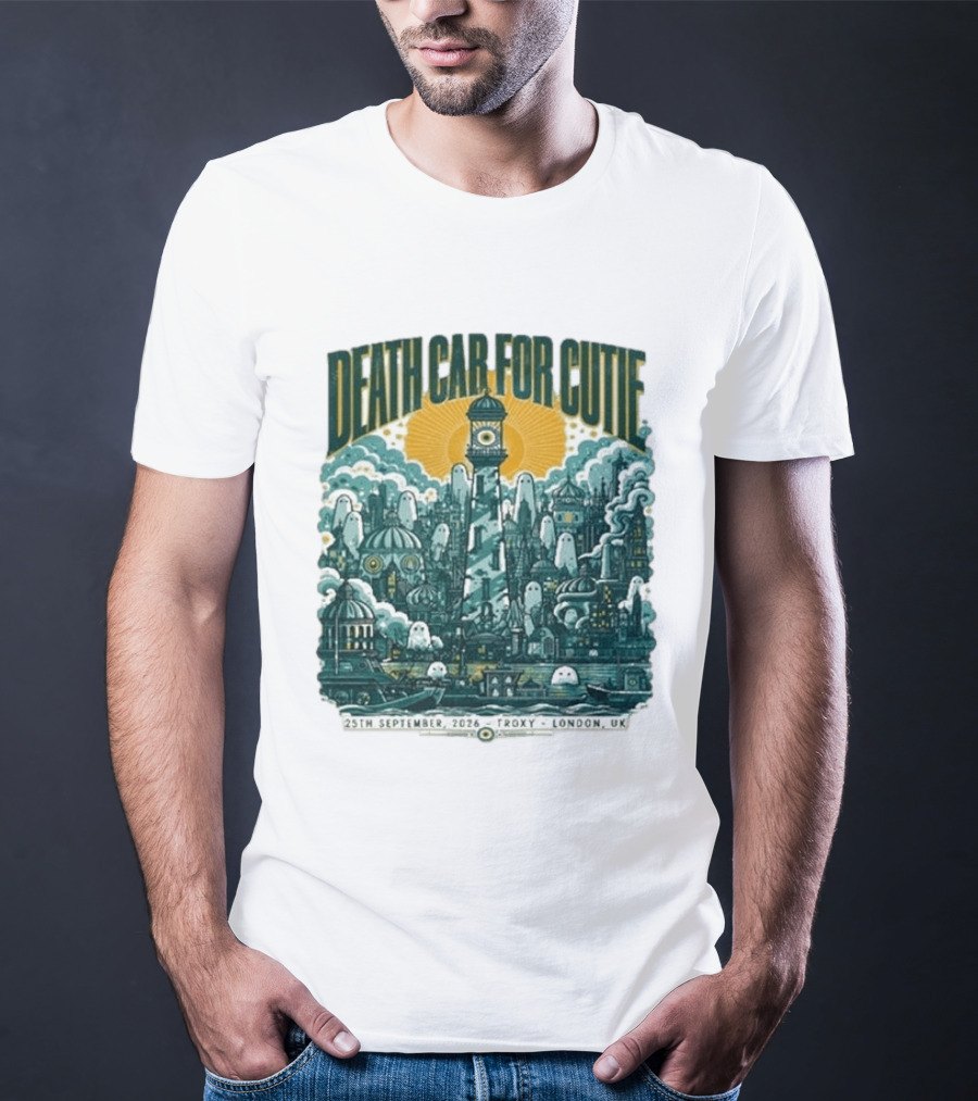 Death Cab For Cutie 25th September 2026 Troxy London UK T-Shirt