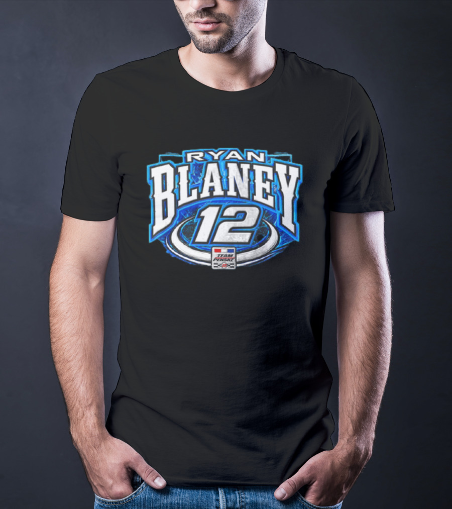 Ryan Blaney Team Penske 12 NASCAR Racing Fan T-Shirt