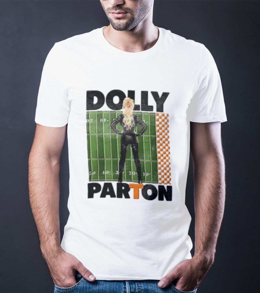 Dolly Parton Tennessee Volunteers Football Field T-Shirt