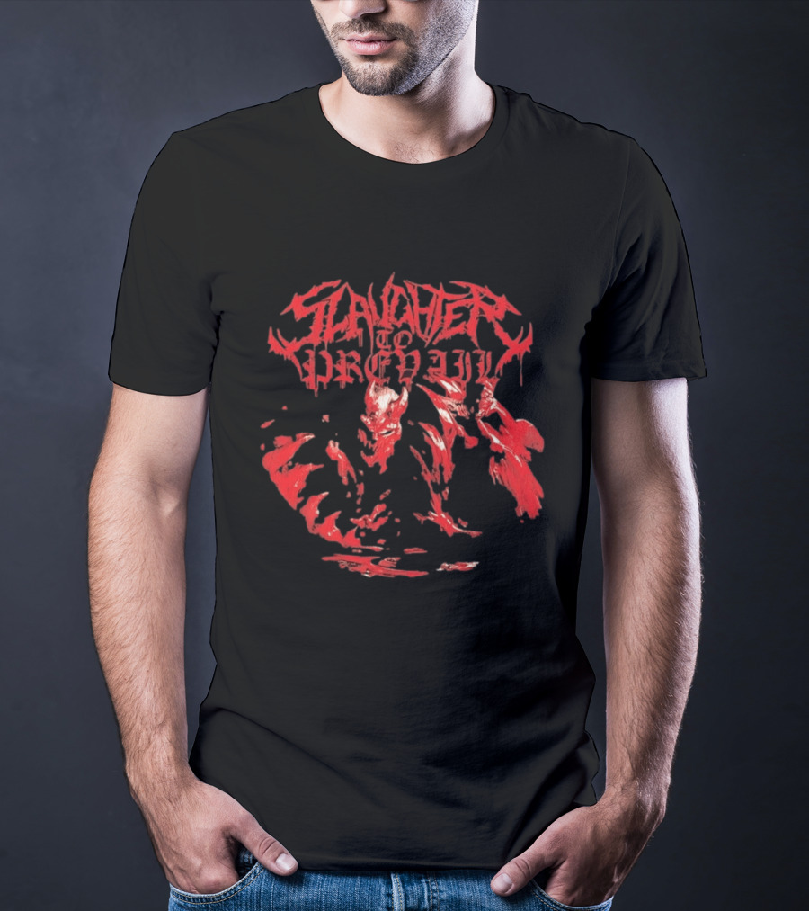 Slaughter To Prevail Demon Deathcore Metal Band Red Inferno T-Shirt