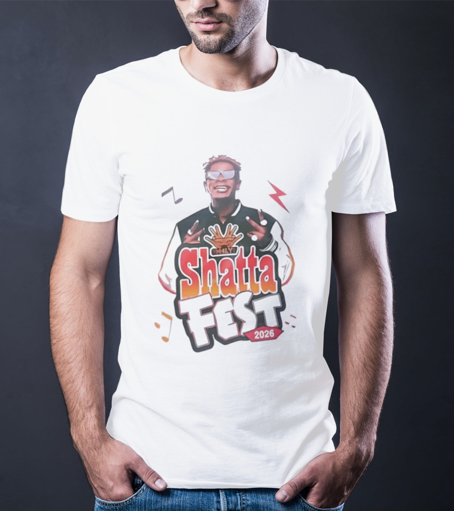 Shatta Wale Fest 2026 M4LY Dancehall Vibes Music Festival T-Shirt