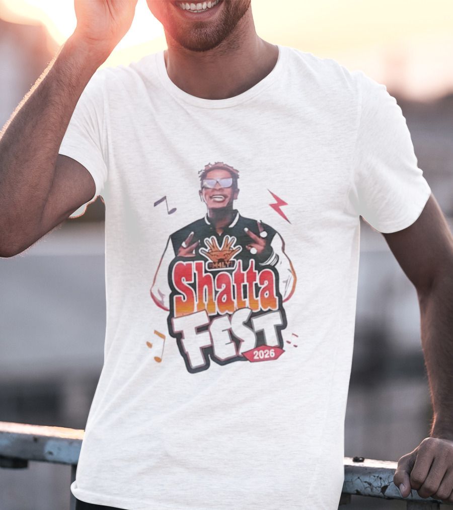 Shatta Wale Fest 2026 M4LY Dancehall Vibes Music Festival T-Shirt