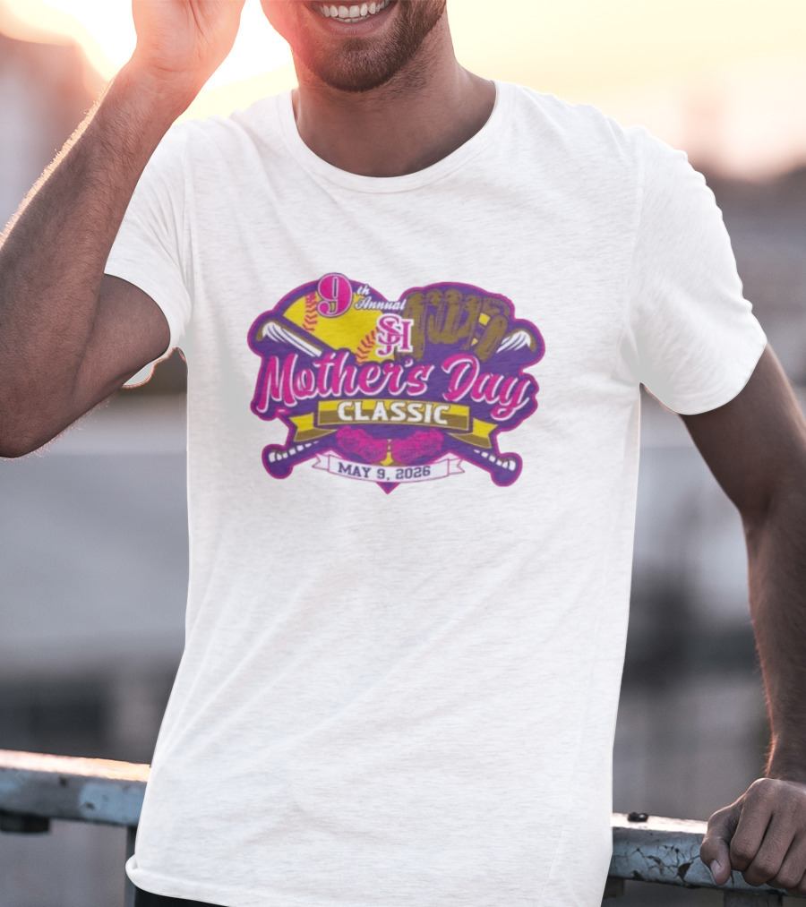 9th Annual SJ Heat Softball Mother's Day Classic May 9 2026 T-Shirt