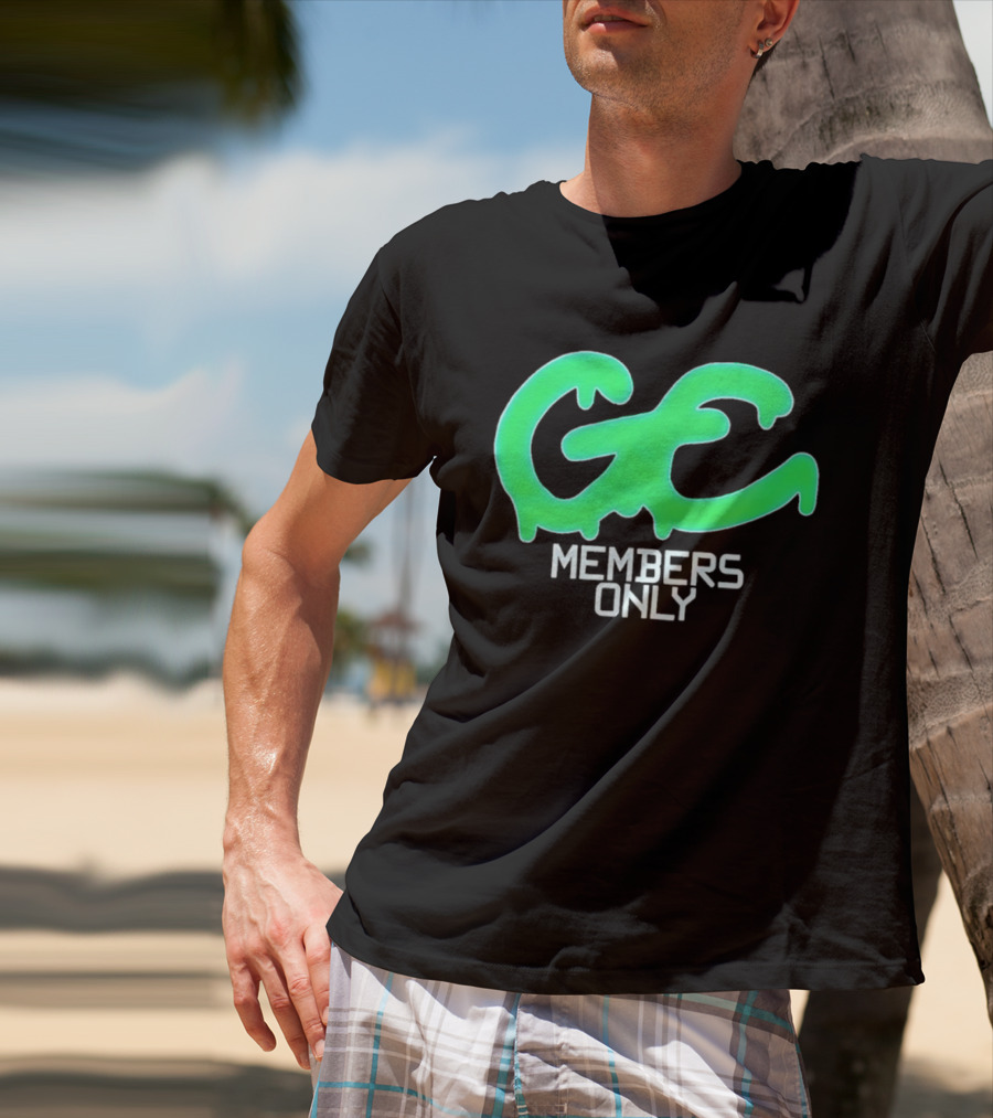GC Members Only Slime Green Dripping T-Shirt