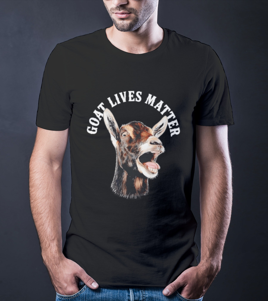 GOAT LIVES MATTER Funny Farm Animal Humor T-Shirt
