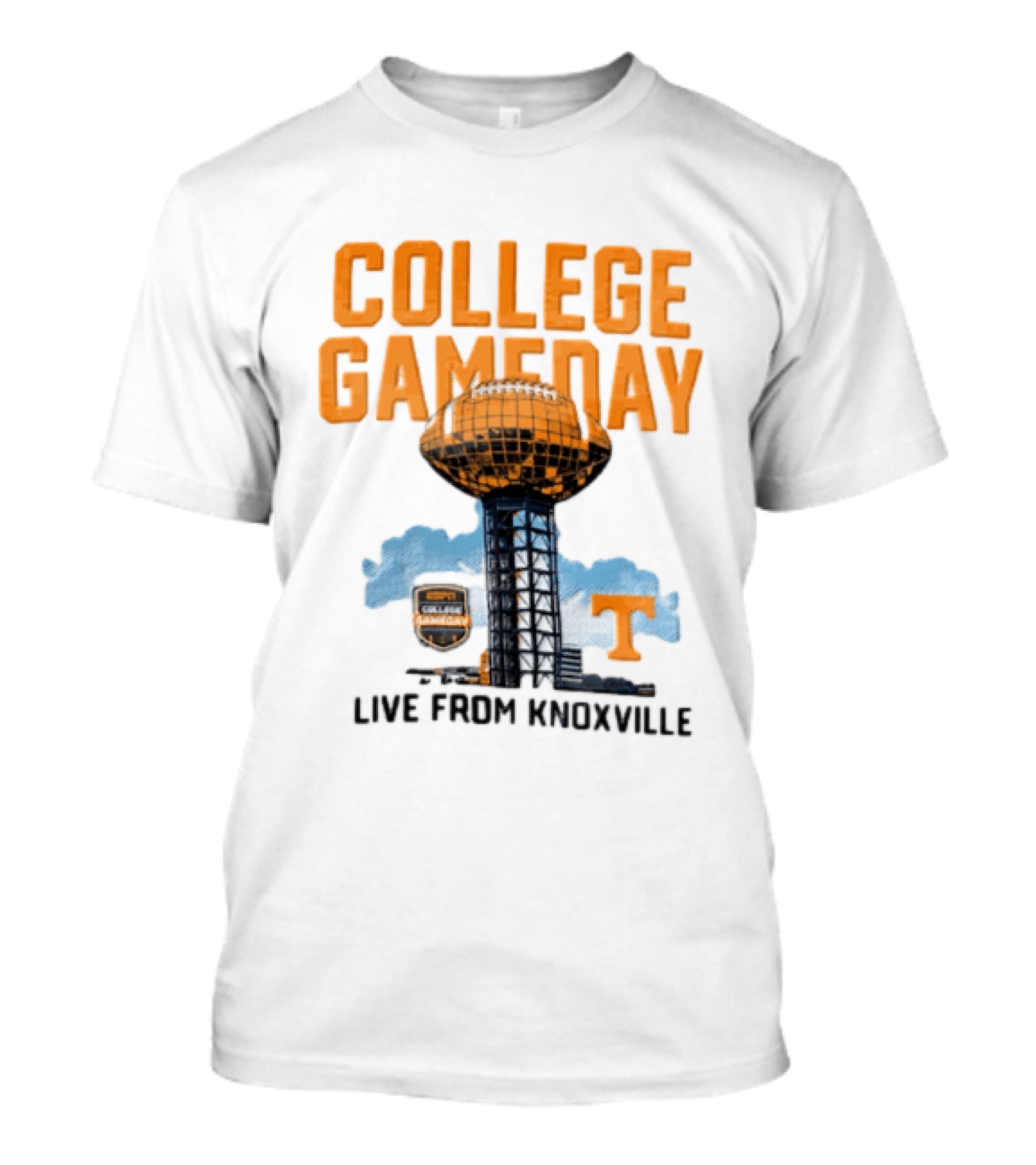 Tennessee Volunteers College Gameday Live From Knoxville Football T-Shirt