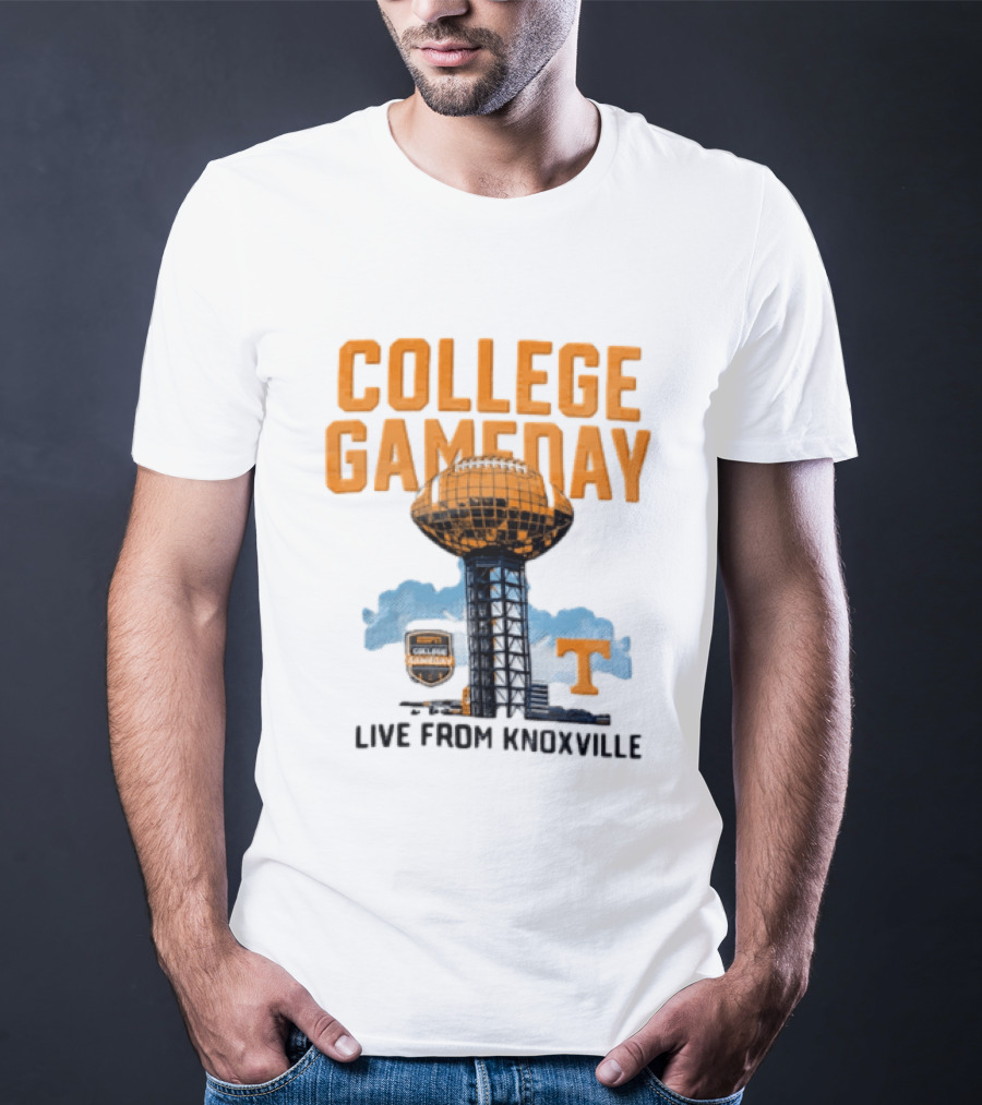 Tennessee Volunteers College Gameday Live From Knoxville Football T-Shirt