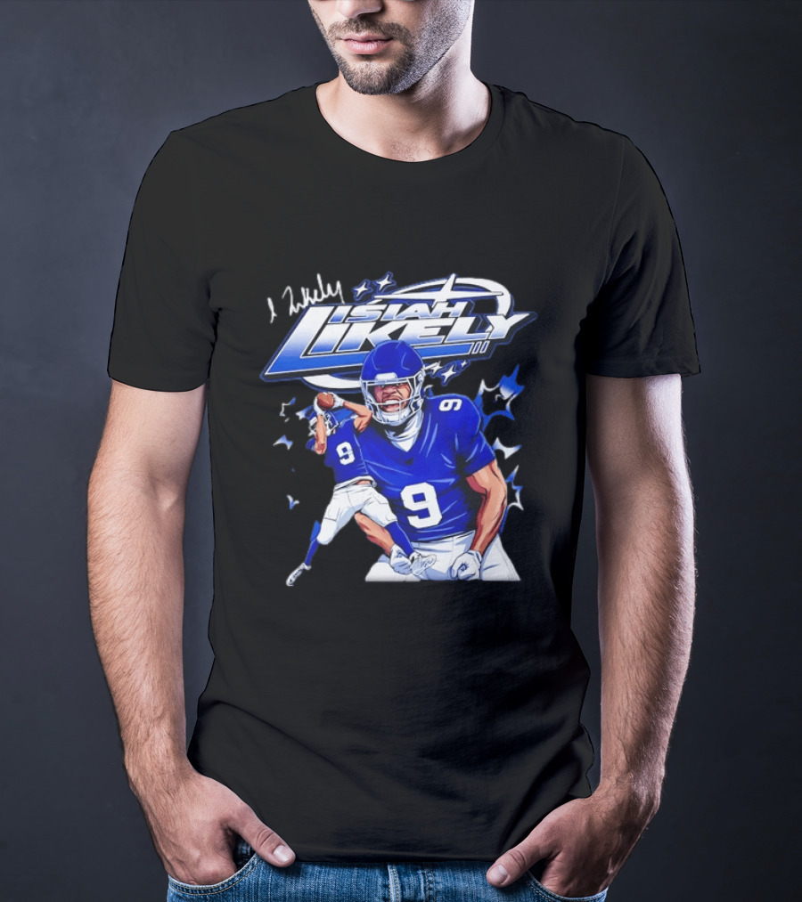 Isiah Likely Baltimore Ravens Number 9 Football T-Shirt