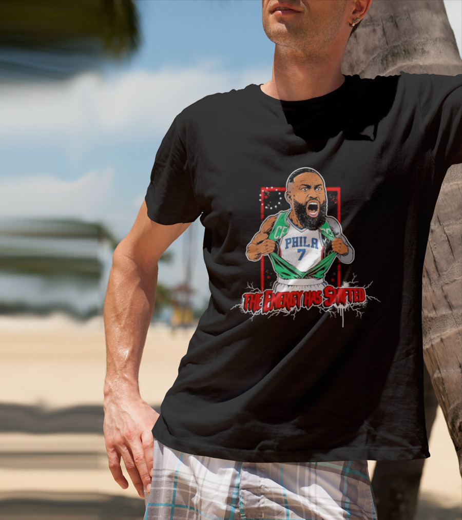 James Harden Philadelphia 76ers The Energy Has Shifted Phila 7 T-Shirt