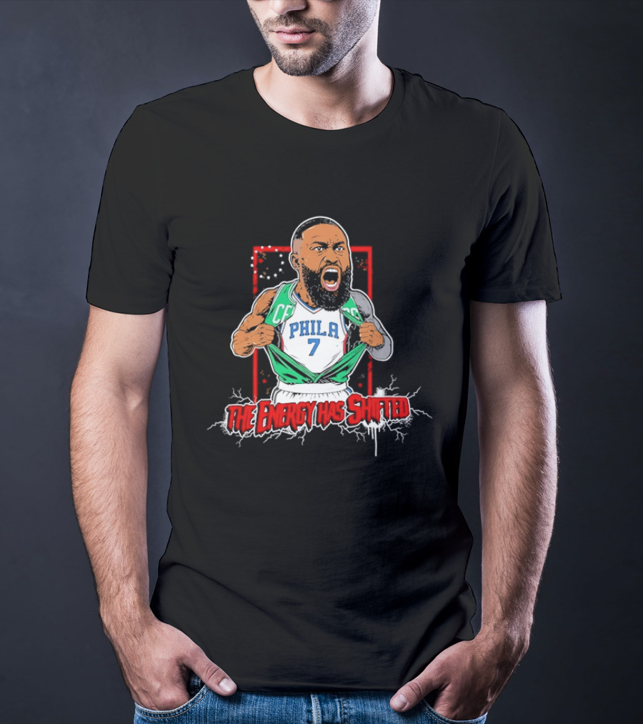 James Harden Philadelphia 76ers The Energy Has Shifted Phila 7 T-Shirt