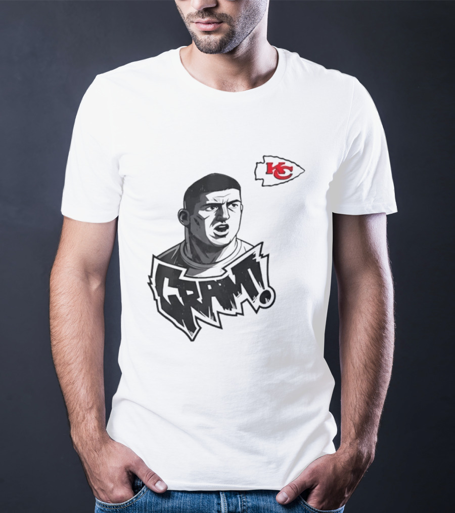 Travis Kelce Kansas City Chiefs GRAM NFL Football Star T-Shirt