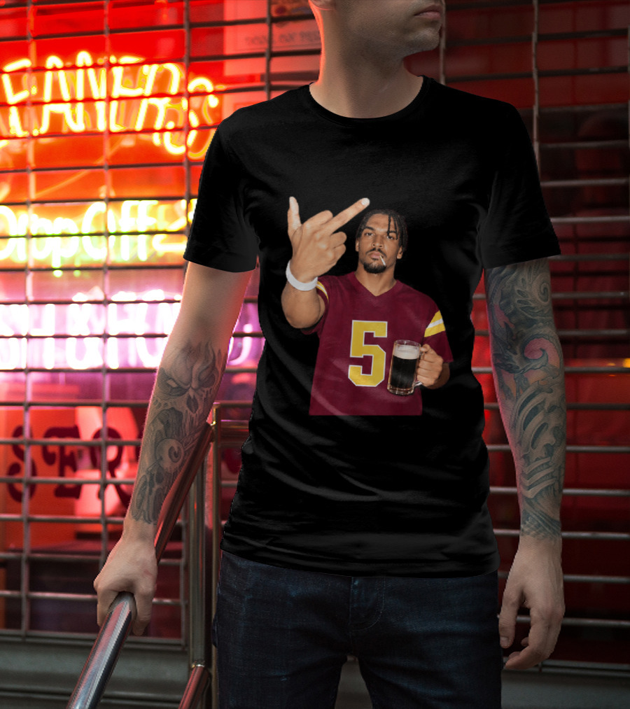 Jayden Daniels Middle Finger T-Shirt