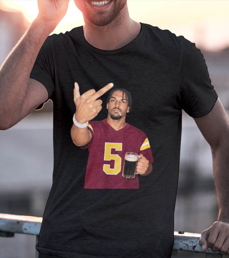 Jayden Daniels Middle Finger T-Shirt