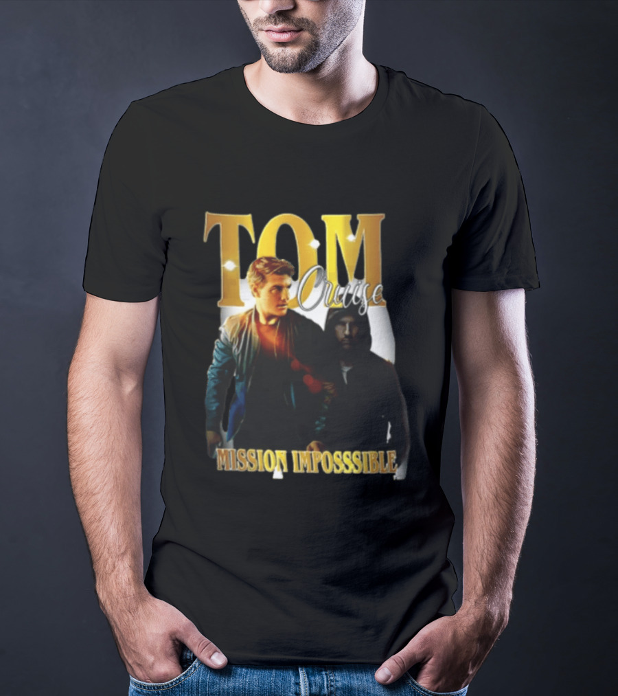 Tom Cruise Mission Impossible Two Men Standing Wearing Jackets T-Shirt
