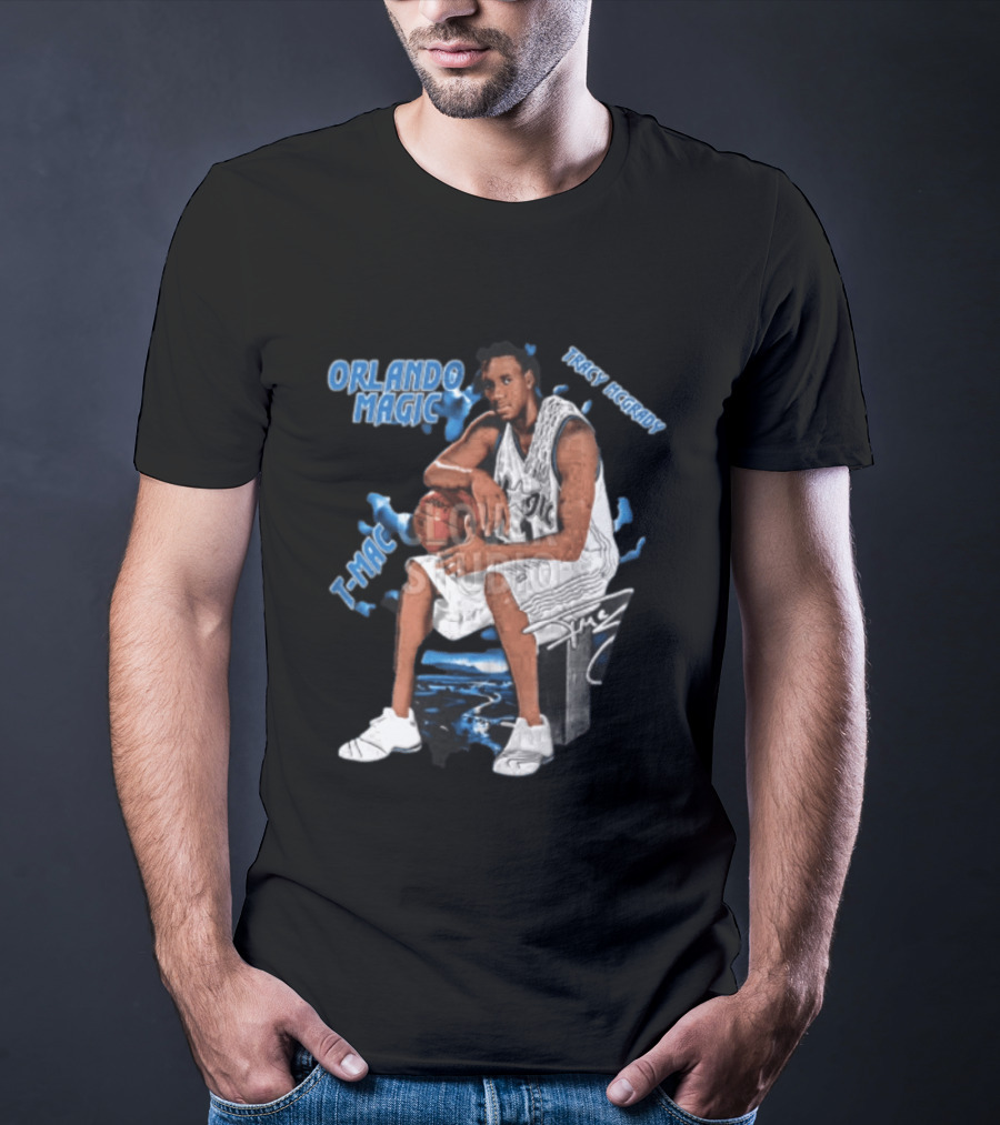 Orlando Magic Tracy McGrady Mac Basketball Legend T-Shirt