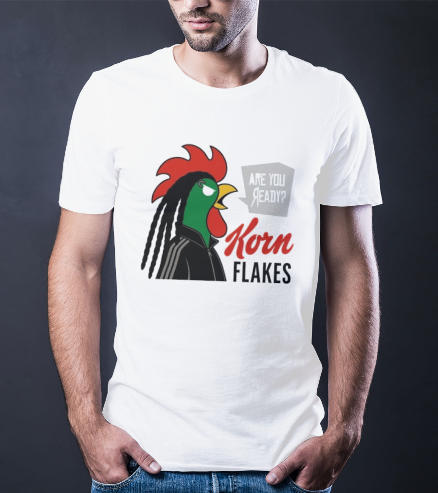 Korn Flakes Are You Ready Rooster Nu Metal T-Shirt