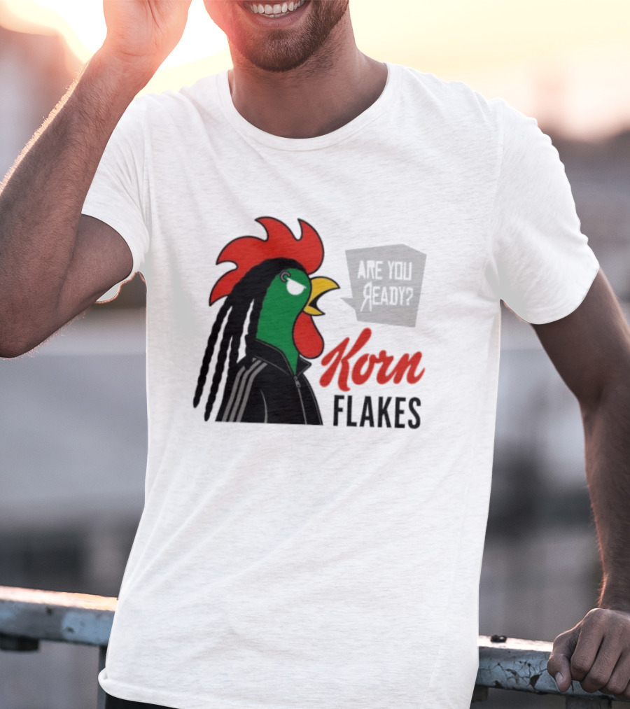 Korn Flakes Are You Ready Rooster Nu Metal T-Shirt