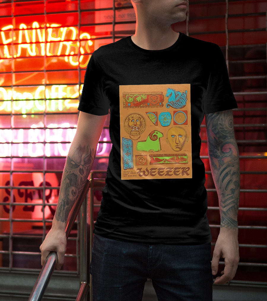 Weezer Detroit Little Caesars Arena September 27 2024 T-Shirt