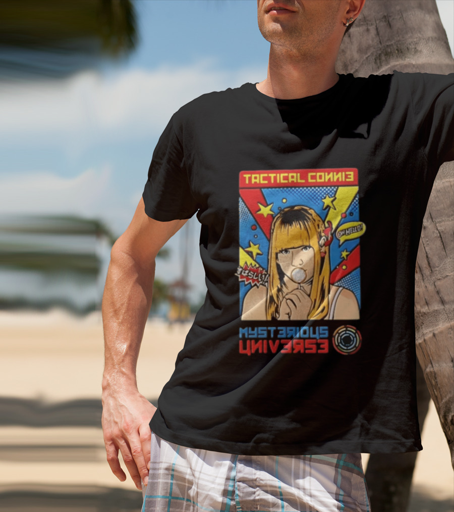 Tactical Connie Mysterious Universe Pop Art Comic T-Shirt