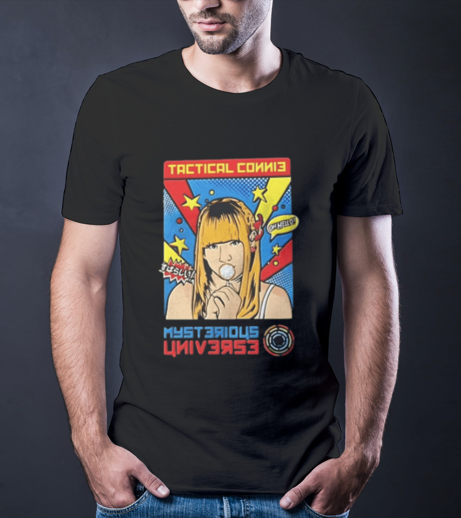 Tactical Connie Mysterious Universe Pop Art Comic T-Shirt